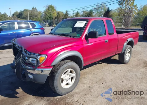 2004 Toyota Tacoma z USA, uszkodzony, nr VIN 5TEWM72N24Z325383